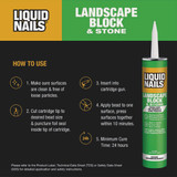 Liquid Nails 10 Oz. Landscape Block VOC Adhesive LN-905 783517