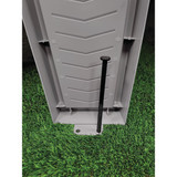 Master Mark 11 In. W. x 2.25 In. H. x 24 In. L. Gray Chevron Splash Block 30612 720938