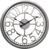 Westclox 20 In. Silver Open Dial Wall Clock 33171S