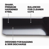 Oregon 42 In. Deck Riding Lawnmower Blade - Fits Cub Cadet and Troy Bilt Riding Mowers (2-Count)