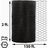 Acorn 1 In. x 24 In. H. x 150 Ft. L. Hexagonal  Vinyl-Coated Wire Poultry Netting