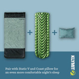 Klymit Wild Aspen 20 Deg F Rectangle Sleeping Bag 13WRGR20D 747002