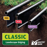 Master Mark Original 3.5 In. H. x 20 Ft. L. Black Recycled Plastic Lawn Edging 23920 711711