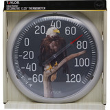 Taylor 13.25 In. Eagle Nature Round Dial Thermometer