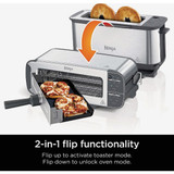 Ninja Foodi 2-Slice Stainless Steel 2-In-1 Flip Toaster