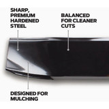 Oregon 42 In. Deck Riding Lawnmower Mulching Blade - Fits Cub-Cadet Riding Mower (2-Count)