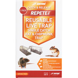 JT Eaton Repete Plastic Reusable Live Rat & Chipmunk Trap (2-Pack)