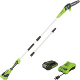 Greenworks 24V 8 In. Pole Saw with 2.0 Ah Battery & Charger 1402102
