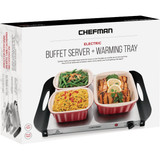 Chefman Electric Buffet Server & Warming Tray RJ22-SS-B 629283