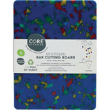 Core Kitchen Blue Recycled Plastic Board With Non-Slip Footing, 8 In. x 6 In.