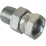 Apache 1/4 In. Male Pipe x 3/8 In. Female Pipe Swivel Hydraulic Hose Adapter