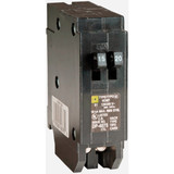 Square D Homeline 15A/20A Twin Single-Pole Standard Trip Tandem Circuit Breaker