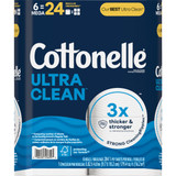 Cottonelle Ultra Clean Strong Toilet Paper (6-Mega Rolls) 55699 Pack of 6 623147
