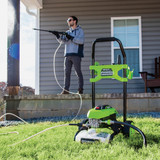 Greenworks 1800 PSI 1.1 GPM Cold Water Corded Electric Pressure Washer 5107302 714440