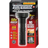 Bell+Howell TacLight Max Wide Beam Rechargeable Flashlight 8348FEG