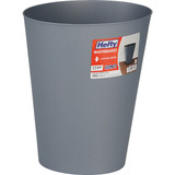 Hefty 2.3 Gal. Gun Metal Wastebasket HFT-672621-4 623901