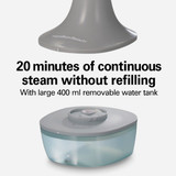 Hamilton Beach 1200W Gray Handheld Garment Steamer 11557 614261