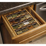 Kamenstein Inspirations 3-In-1 Bamboo Spice Rack
