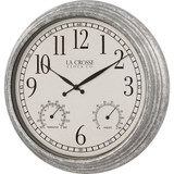 La Crosse Clock Co. 14" In/Out Wall Clock 433-3236