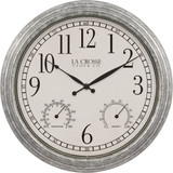 La Crosse Clock Co. 14" In-Out Wall Clock 433-3236 619807