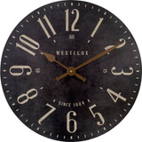 Westclox 15.5 In. Authentic Vintage Dial Dark Wall Clock 33363