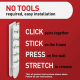 Command 20 Lb. Picture Hanging Strips, White, 4 Pairs 17217-ES 206470