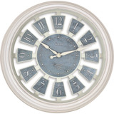 Westclox 16 In. Antique White Open Wall Clock 36014AW-16