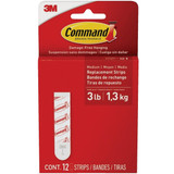 3M Command Medium Adhesive Strips, 12 Strips 17021-12ESF