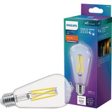 Philips 60W Equivalent Soft White ST19 Dusk to Dawn LED Decorative Light Bulb