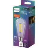 Philips 60W Equivalent Soft White ST19 Dusk to Dawn LED Decorative Light Bulb 586909 510822