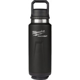 Milwaukee PackOut 36 Oz. Black Insulated Bottle with Chug Lid 48-22-8397B