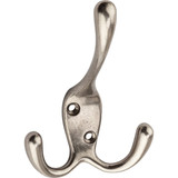 National Satin Nickel Triple Robe Hook N337-208