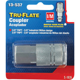 Tru-Flate Industrial/Milton Series Push-to-Connect 3/8 In. FNPT Coupler 13-537