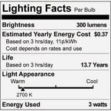 Philips 40W Equivalent Soft White B11 Dusk to Dawn LED Decorative Light Bulb (2-Pack)