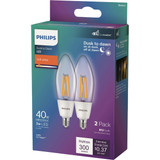 Philips 2pk 40w Dsk2dwn B11 Bulb 586917 569956