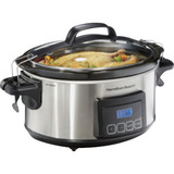 Hamilton Beach Stay or Go 6 Qt. Programmable Slow Cooker 33561