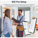 Halo 6 In. White CCT Tunable Smart LED Downlight Connected by WiZ Pro, 900 Lm. HLB6099WZRGBWMWR 568197