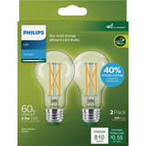 Philips Ultra Efficient 60W Equivalent Daylight A19 LED Light Bulb (2-Pack)