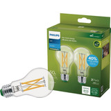 Philips Ultra Efficient 60W Equivalent Daylight A19 LED Light Bulb (2-Pack) 582601 551950