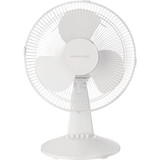 Denali Aire 12 In. 3-Speed White Oscillating Table Fan 1DAFD12