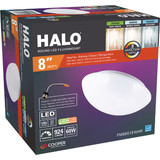 Halo 8 In. CCT LED Low Profile Round Flush Mount Ceiling Light Fixture FM89S1EWHR 529181