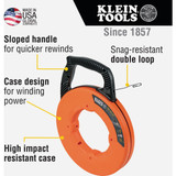 Klein 1-8 In. W. x 120 Ft. L. Steel Fish Tape 56333 543498
