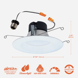 Halo LT 5-6 In. IC Rated 5CCT LED Recessed Light Kit, 700 Lm. LT56079FS1EWHR 525089