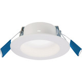 Halo 4 In. 5 CCT LED Canless Recessed Downlight, White RL4LS9FSD2W1EWHDM