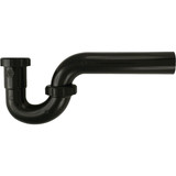 Keeney 1-1-2 In. to 1-1-4 In. Black Plastic P-Trap with Reducer Washer 400BK 456712
