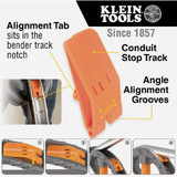 Klein 1 In. EMT Iron Conduit Bender with Angle Setter 51605 500315