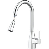 Home Impressions 1-Handle Pull-Down Kitchen Faucet, Chrome FP4AF316CP-JPA1 483417