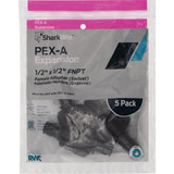 SharkBite 1/2 In. PEX Expansion x 1/2 In. NPSM Plastic Swivel Female Adapter (5-Pack)