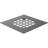 Danco Matte Black Square Snap-In Drain Cover For Shower 9D00011047