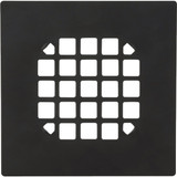 Danco Matte Black Square Snap-In Drain Cover For Shower